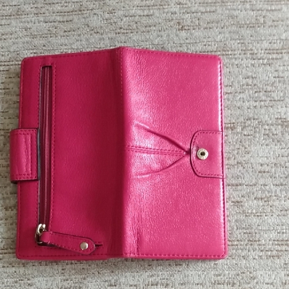 Coach Pink Leather Wallet - Picture 5 of 5